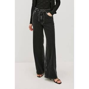 NEW RAILS angeleno wide-leg jeans in ash black